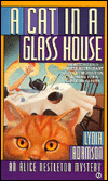 Cat in glass house